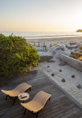 an aerial view of a ocean view