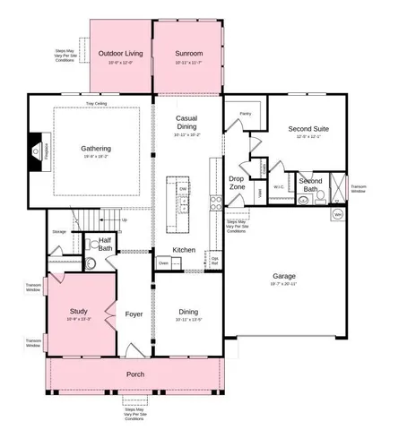 a picture of a floor plan