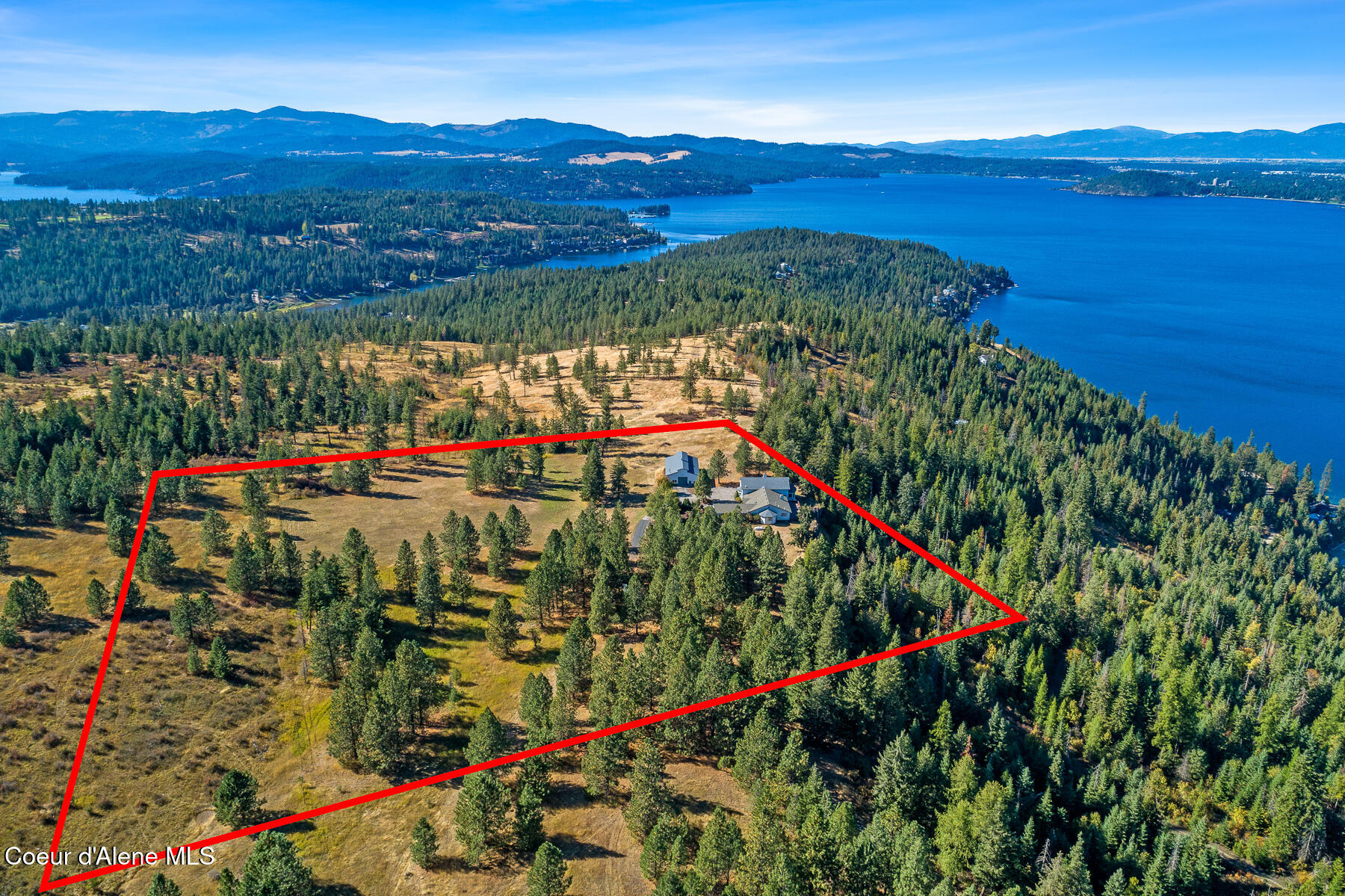 5522 East Aripa Road Harrison, ID 83833 - Photo 59 of 61 Aerial_5522EAripaRd-9_Outlined