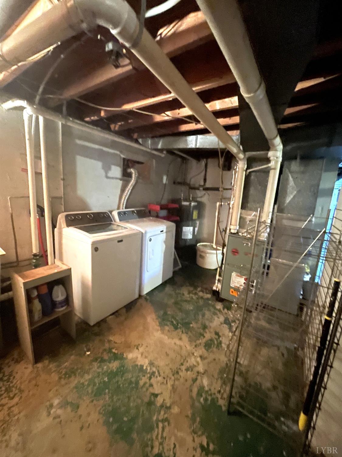 6181 Renan Road Hurt, VA 24563 - Photo 34 of 35 a utility room with dryer and washer