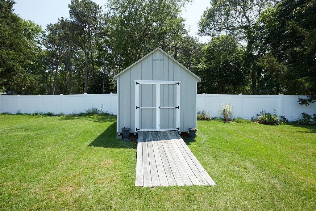 738 Sandwich Road Bourne, MA 02532 - Photo 22 of 25 a view of backyard with green space