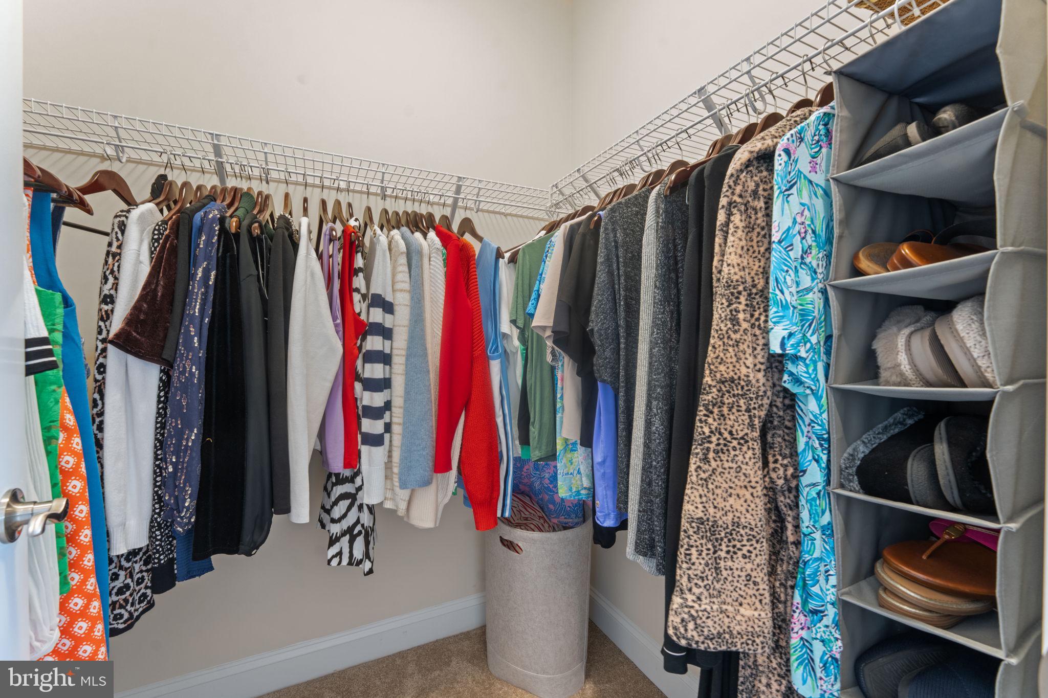 16756 Misty Ridge Lane Purcellville, VA 20132 - Photo 49 of 92 a view of walk in closet with clothes and shoes