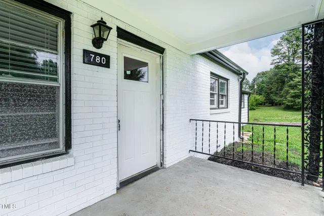 a view of a house with a street view
