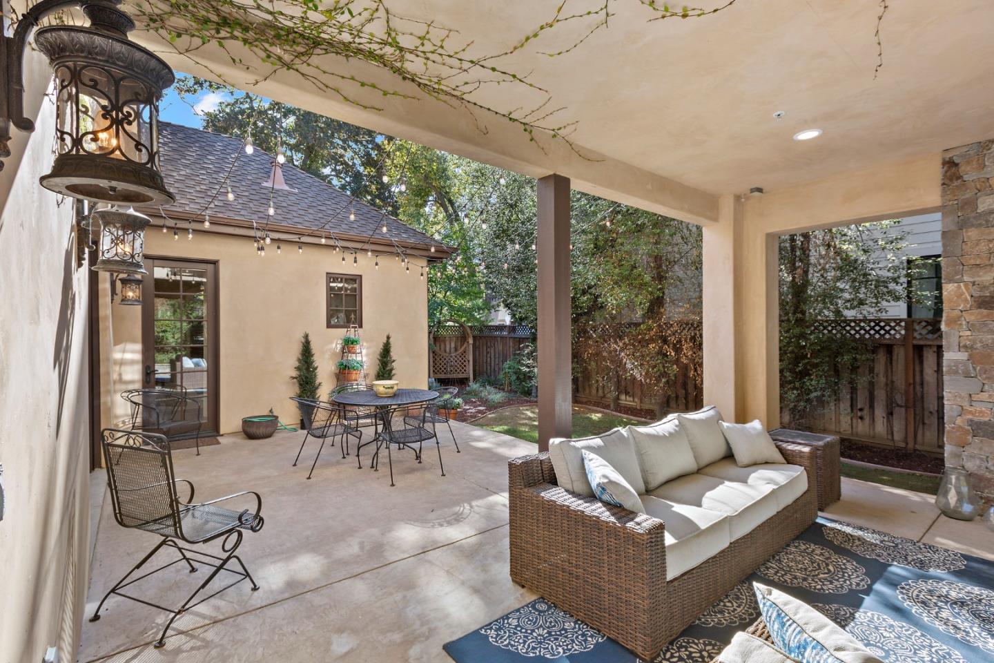 1187 Clark Way San Jose, CA 95125 - Photo 22 of 81 a living room with furniture and a floor to ceiling window