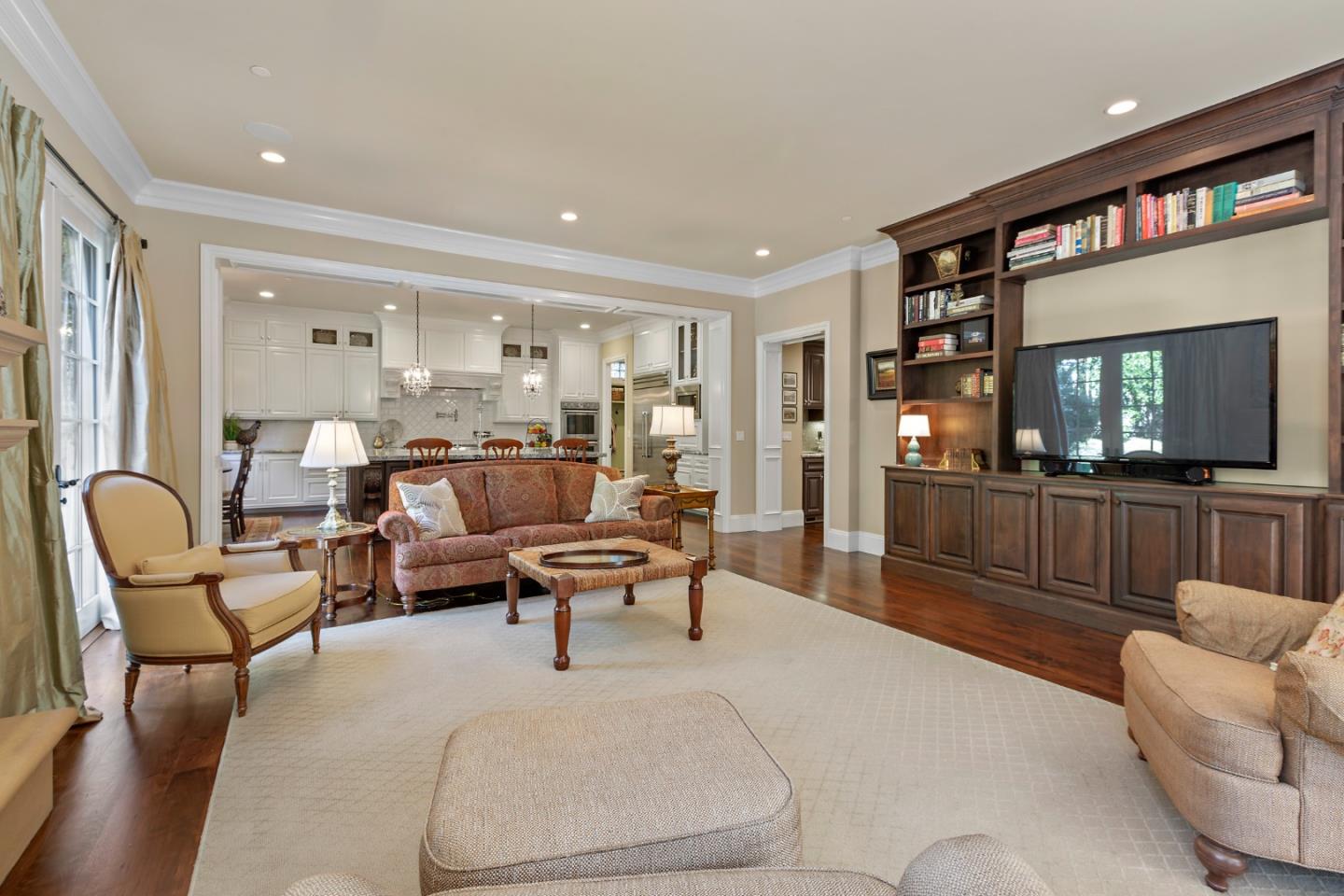 1187 Clark Way San Jose, CA 95125 - Photo 32 of 81 a living room with furniture and a flat screen tv