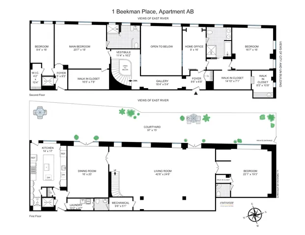 $4,150,000 | 1 Beekman Place, Unit AB | Midtown East