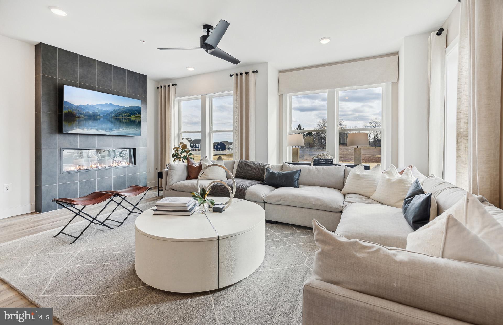 22424 Sculpin Brk Road Boyds, MD 20841 - Photo 5 of 37 a living room with furniture and a flat screen tv