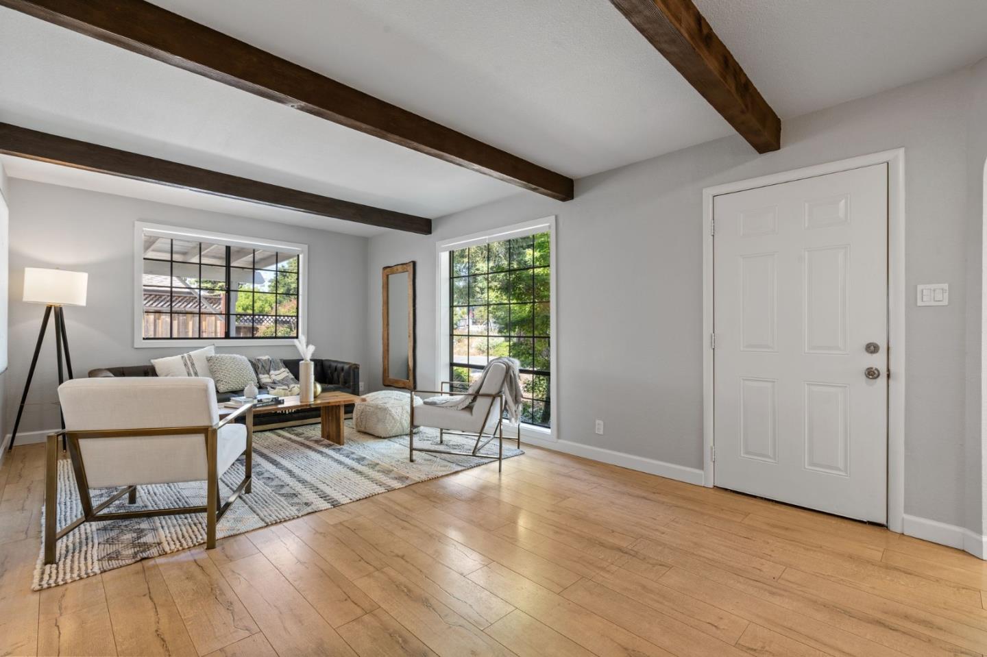 1363 Ramon Drive Sunnyvale, CA 94087 - Photo 11 of 36 a living room with furniture and wooden floor