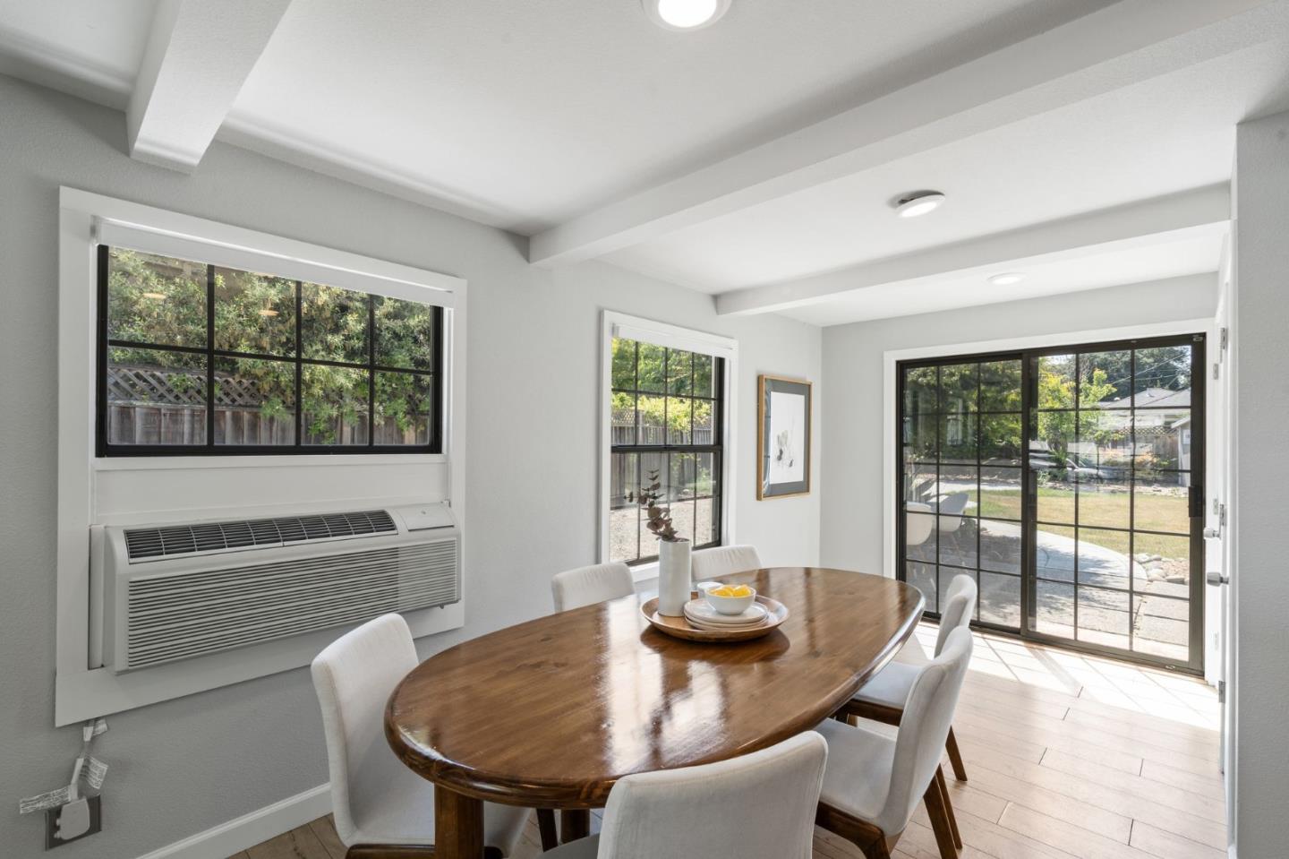 1363 Ramon Drive Sunnyvale, CA 94087 - Photo 14 of 36 a view of a dining room with furniture window and outside view