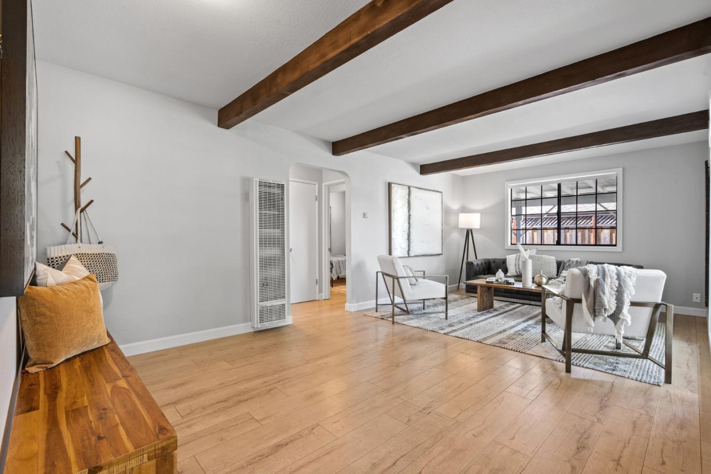 1363 Ramon Drive Sunnyvale, CA 94087 - Photo 10 of 36 a living room with furniture and wooden floor