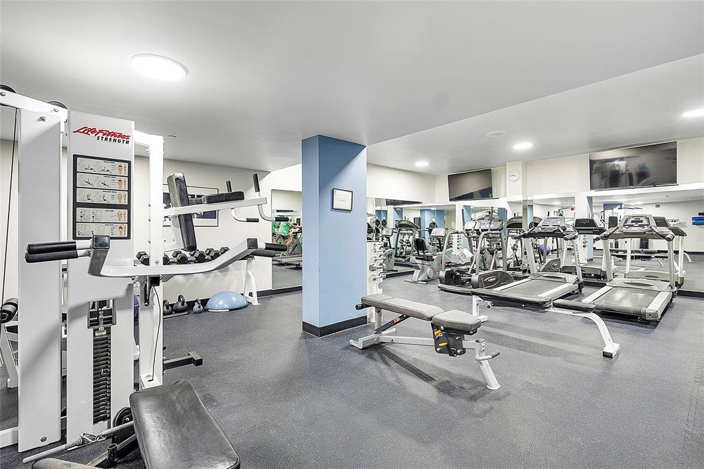 1620 South Ocean Boulevard, Unit 15J Lauderdale-by-the-Sea, FL 33062 - Photo 15 of 28 a view of a room with gym equipment