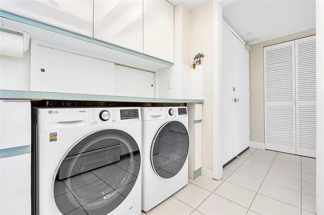 a view of a balcony with chair and table