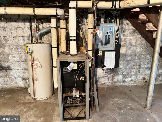 a view of storage and utility room