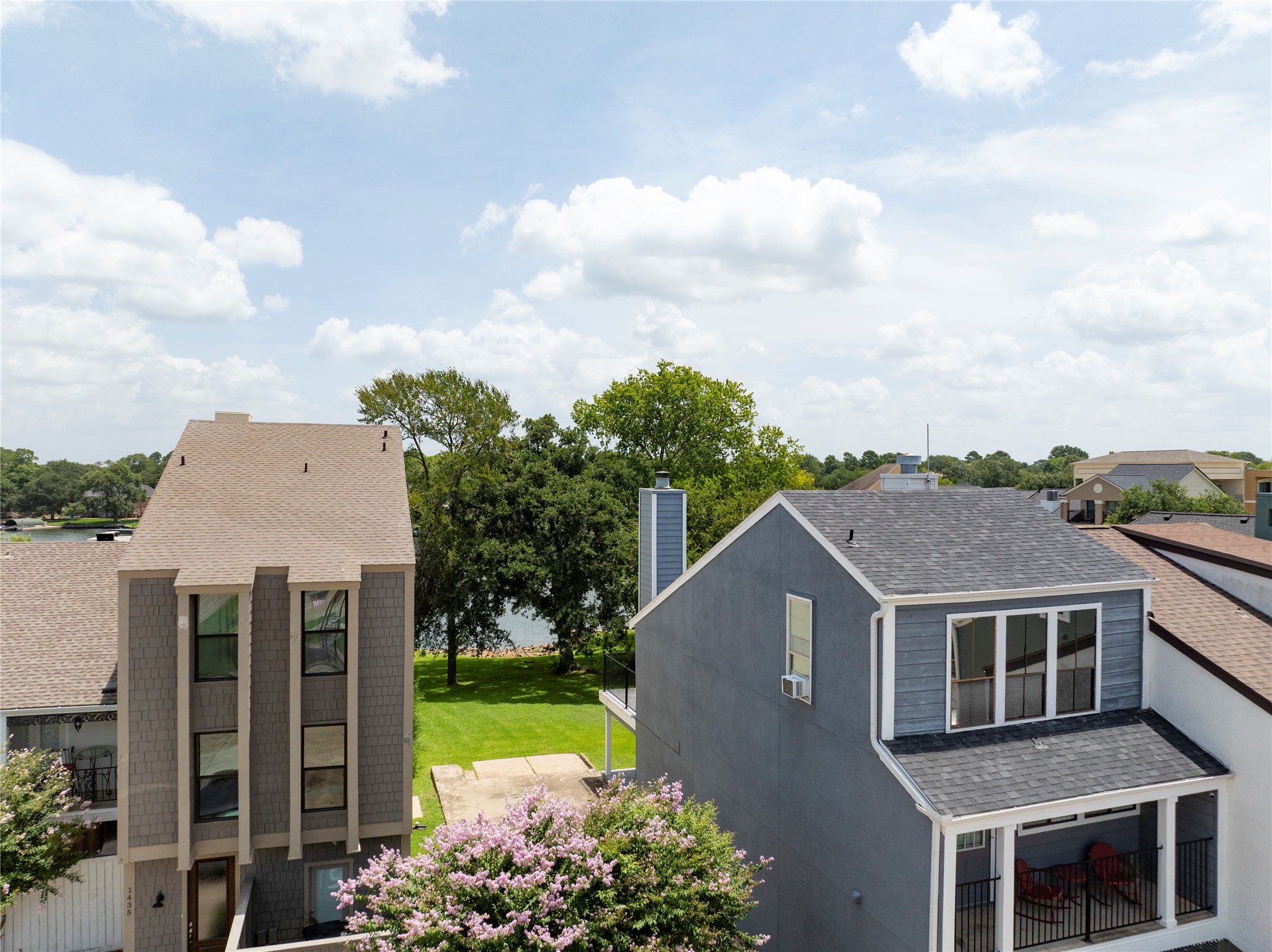 1436 Bowsprit Point Willis, TX 77318 - Photo 8 of 20 a aerial view of a house with a yard
