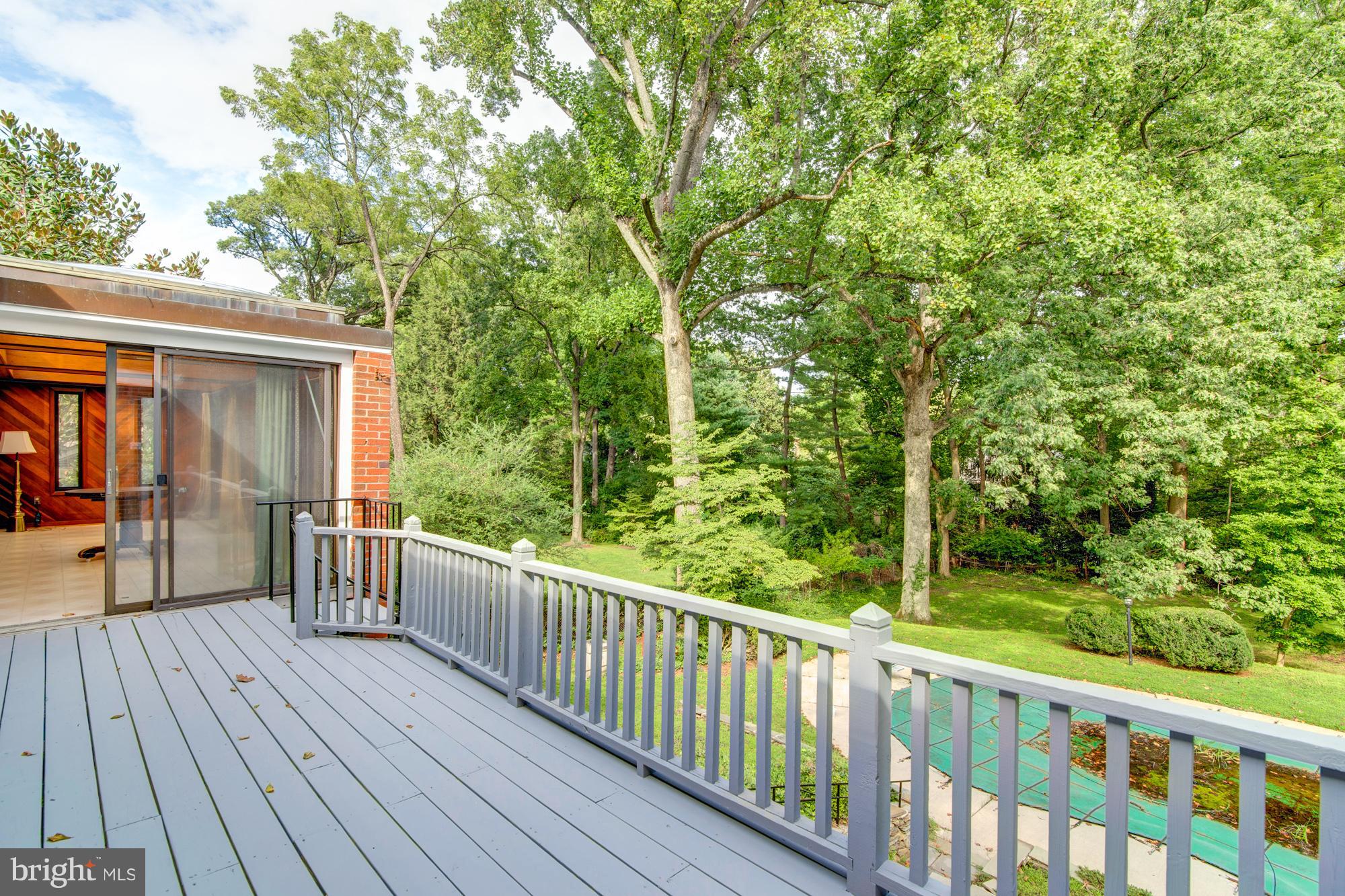 8117 Rayburn Road Bethesda, MD 20817 - Photo 10 of 30 Large deck with great views