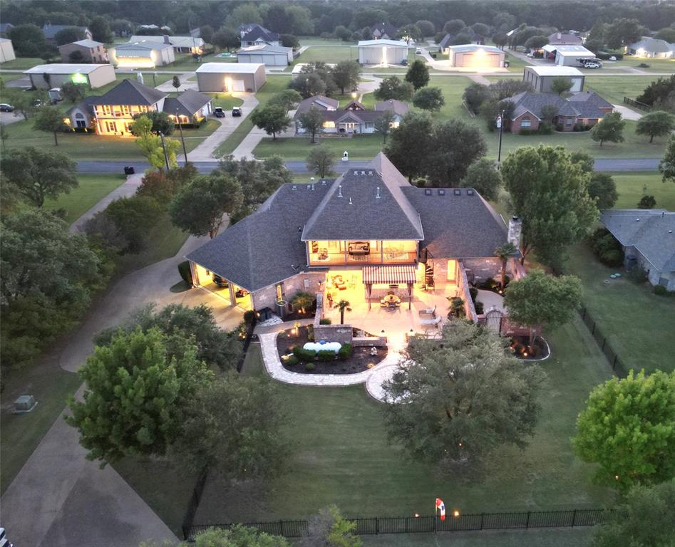 2930 Falcon Way Midlothian, TX 76065 - Photo 31 of 40 an aerial view of a house with yard swimming pool and outdoor seating