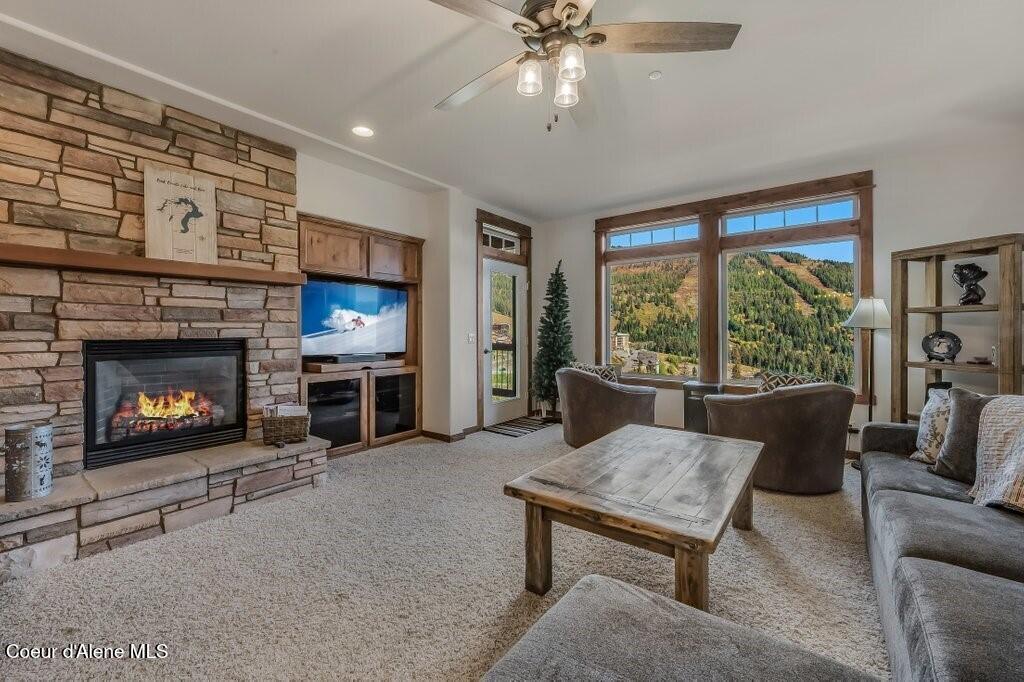 128 Mogul Hill Road, Unit 303 Sandpoint, ID 83864 - Photo 2 of 75 Cozy Gas Fireplace