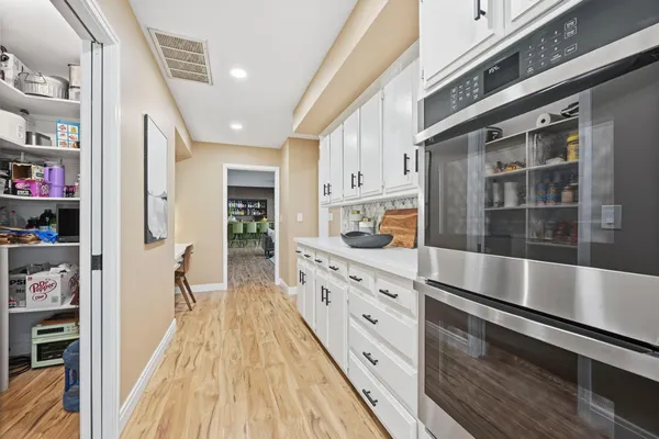 a utility room with washer and dryer