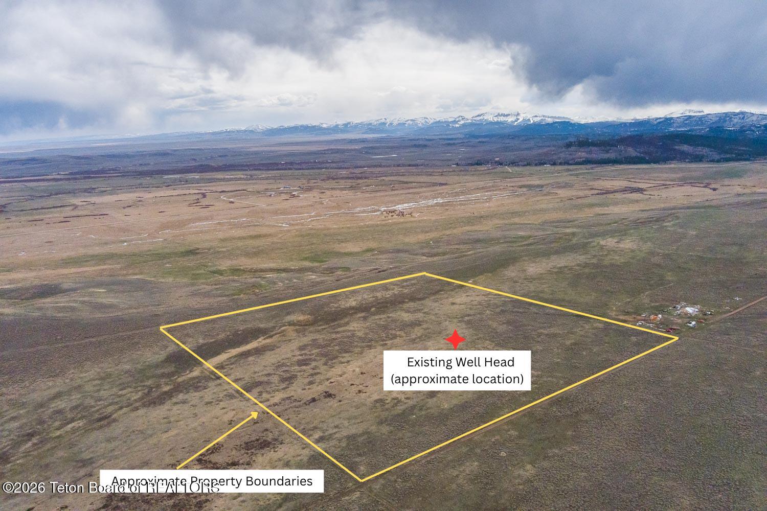9 East Beaver Ridge Road Daniel, WY 83115 - Photo 9 of 14 Drone with property lines 2