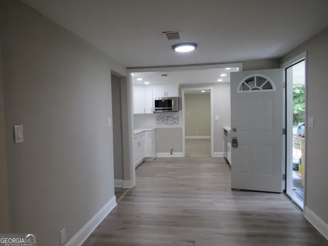 wooden floor in an empty room