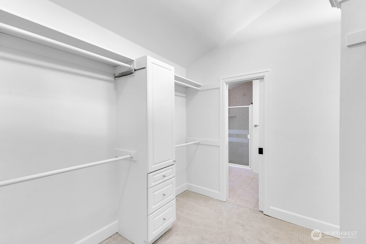 16015 Inglewood Road Northeast Kenmore, WA 98028 - Photo 15 of 37 a view of an empty walk in closet