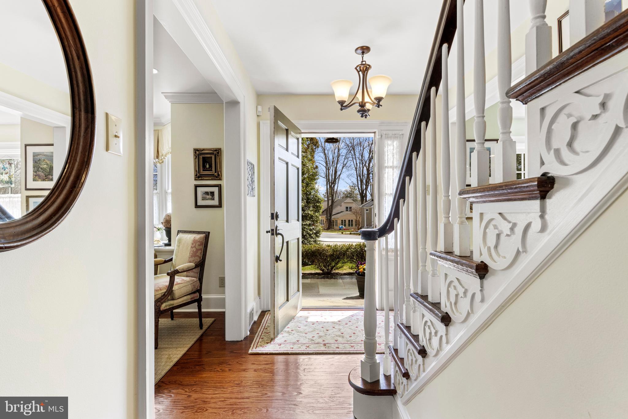 8 Cedarbrook Road Ardmore, PA 19003 - Photo 2 of 39 Entrance Hall with open staircase