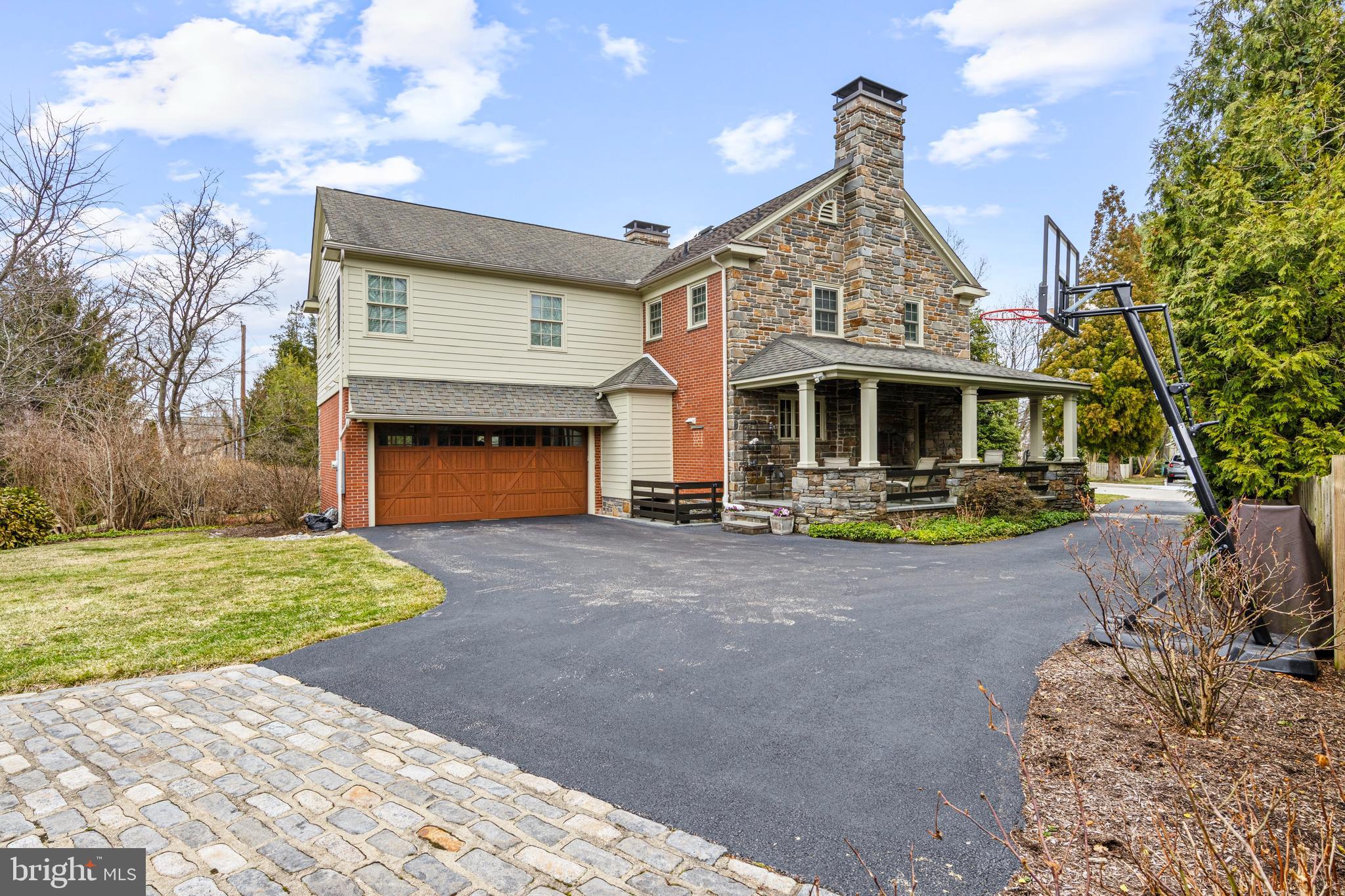 8 Cedarbrook Road Ardmore, PA 19003 - Photo 34 of 39 Recently repaved driveway with Belgian Block trim