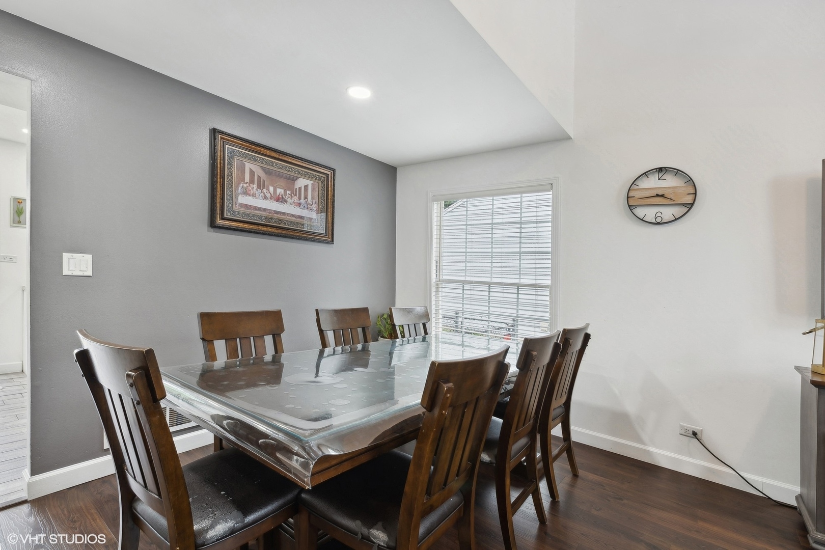 3243 Gresham Lane East Aurora, IL 60504 - Photo 6 of 28 a view of a dining room with furniture and wooden floor