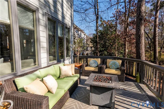 a view of sitting area in the balcony