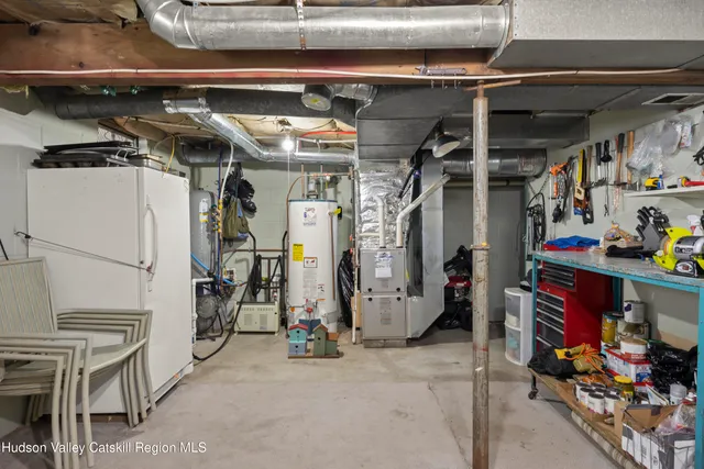 a view of storage and utility room