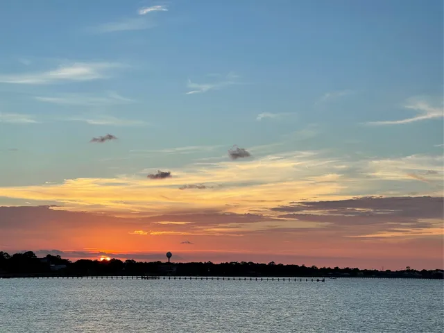 a view of an ocean and beach