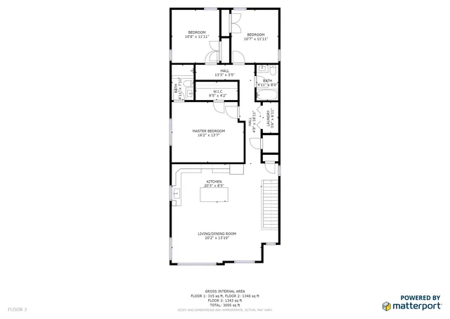 a picture of a bench in front of building