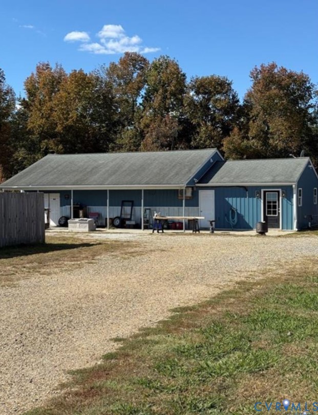 1151 Cartersville Road Cartersville, VA 23027 - Photo 8 of 14 front view of a house with a patio