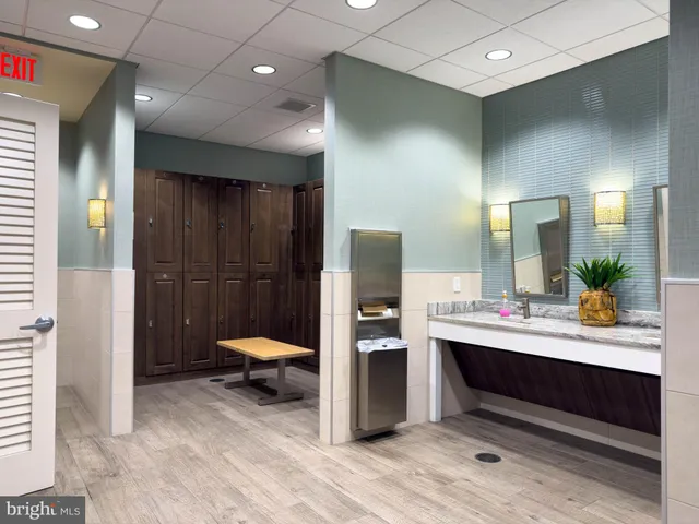 a view of room with stairs and a window