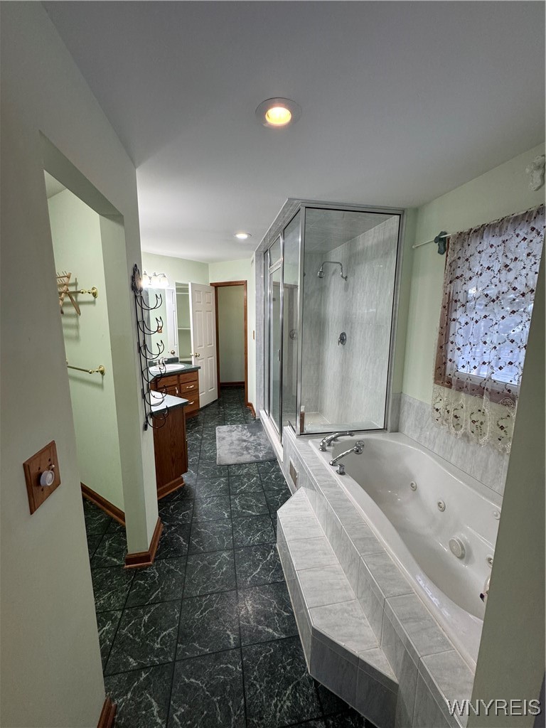 6553 Vermont Hill Road Wales, NY 14139 - Photo 22 of 50 master en suite bathroom