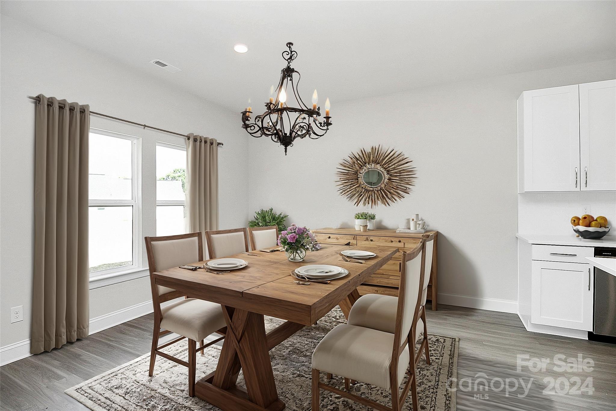 1418 Azalea Avenue Kannapolis, NC 28081 - Photo 5 of 39 a view of a dining room with furniture window and wooden floor
