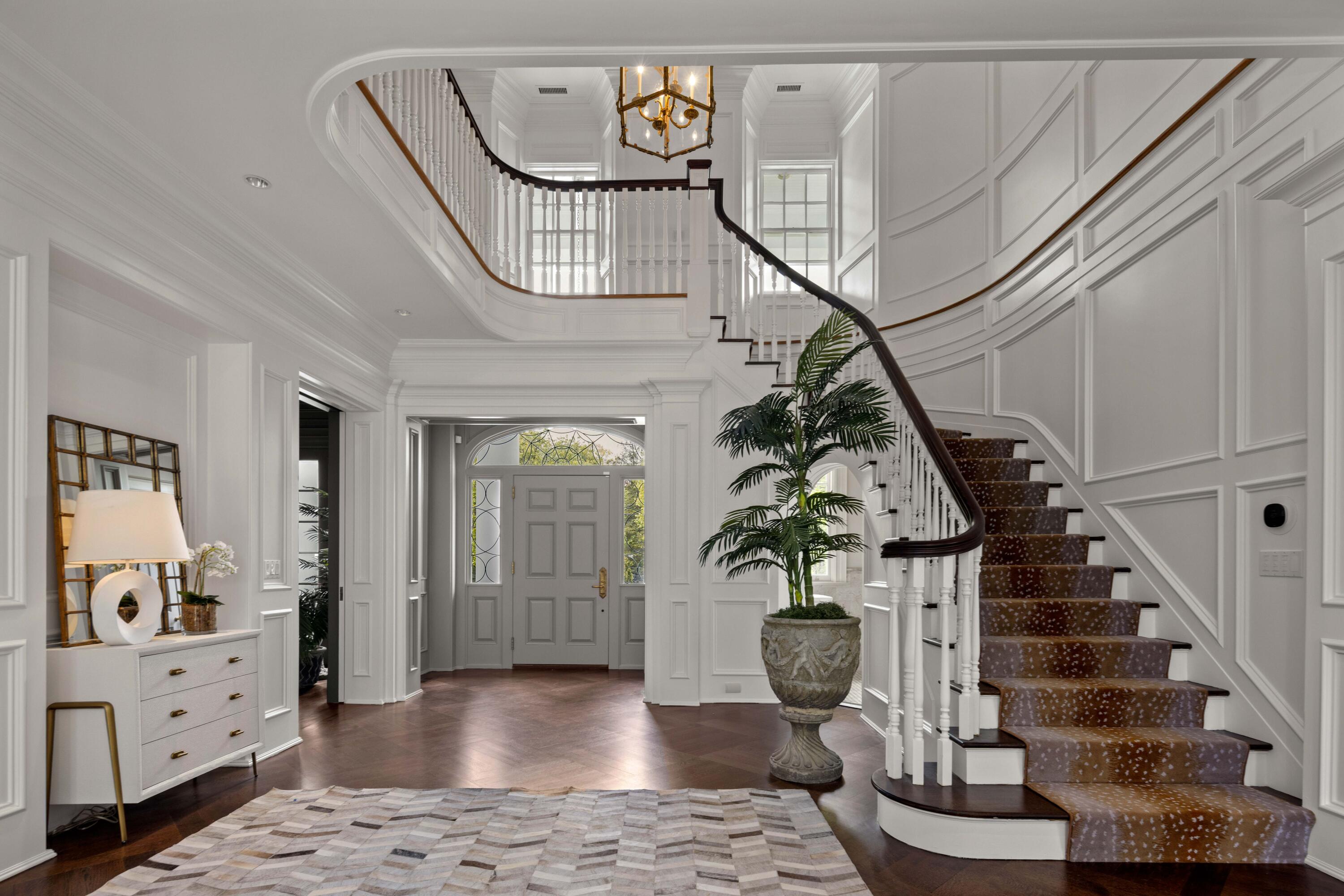 625 Oenoke Ridge New Canaan, CT 06840 - Photo 11 of 40 a view of entryway livingroom and hall with wooden floor