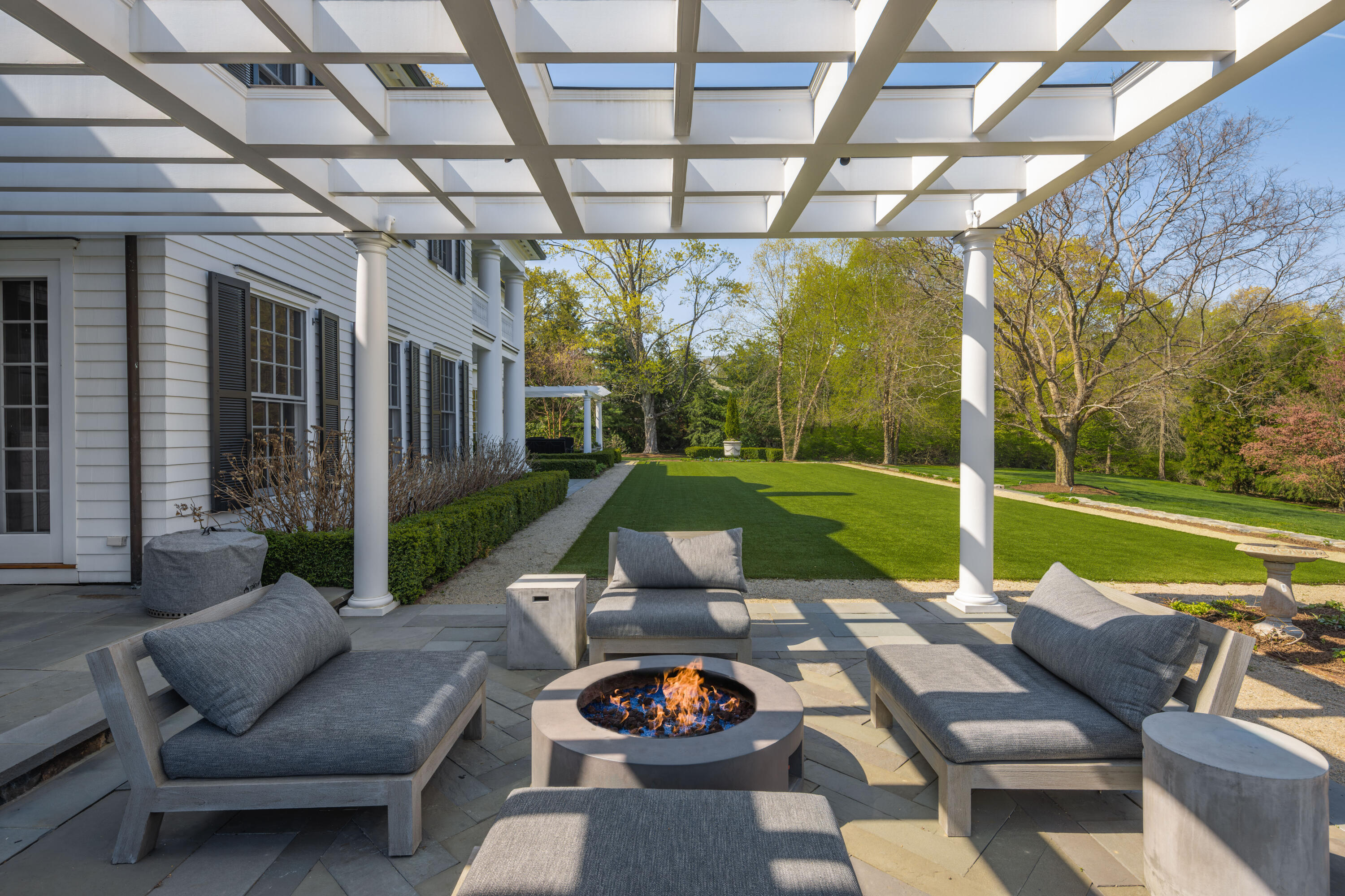 625 Oenoke Ridge New Canaan, CT 06840 - Photo 38 of 40 a view of yard with patio