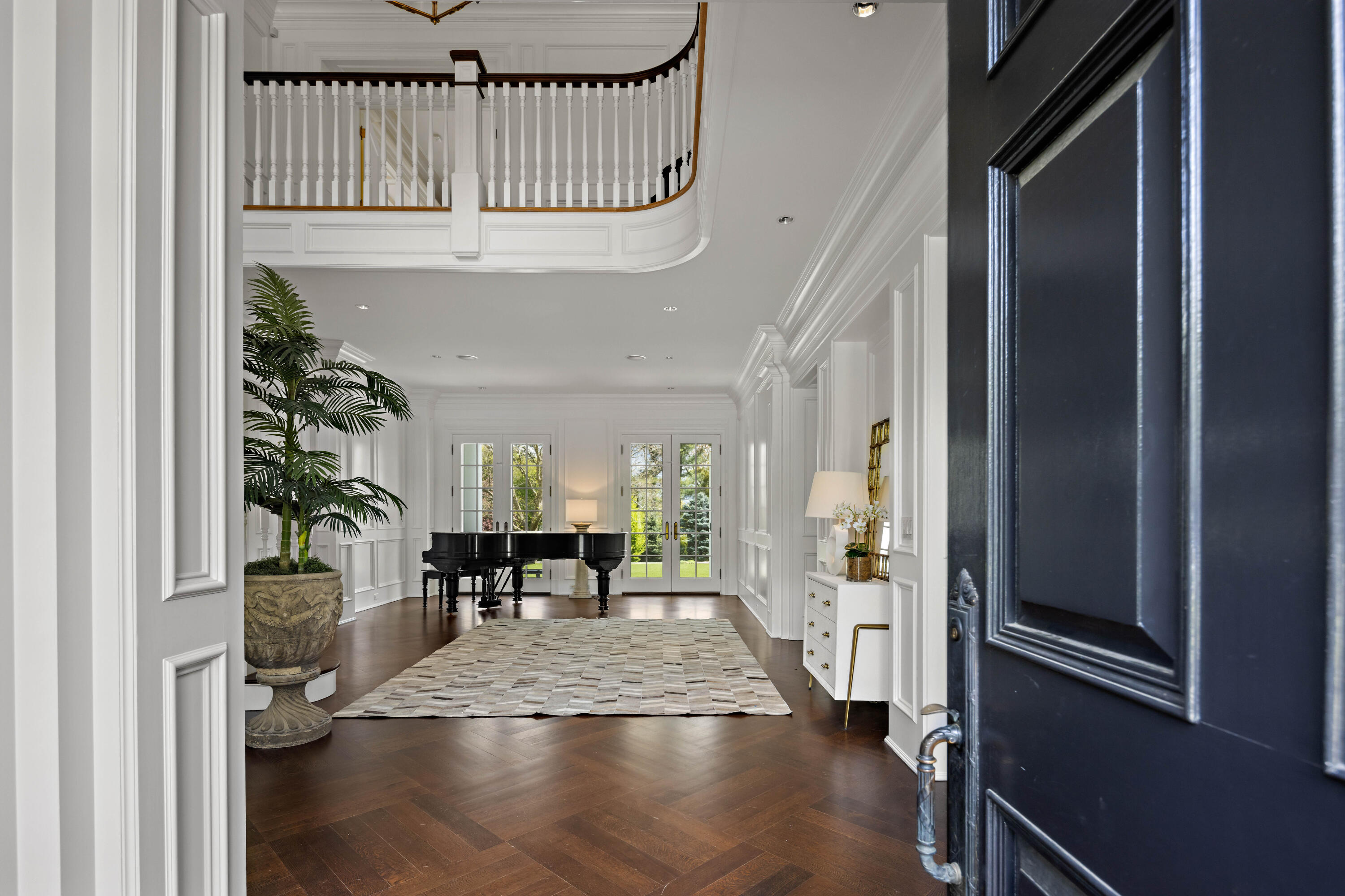 625 Oenoke Ridge New Canaan, CT 06840 - Photo 5 of 40 a view of a hallway with seating area