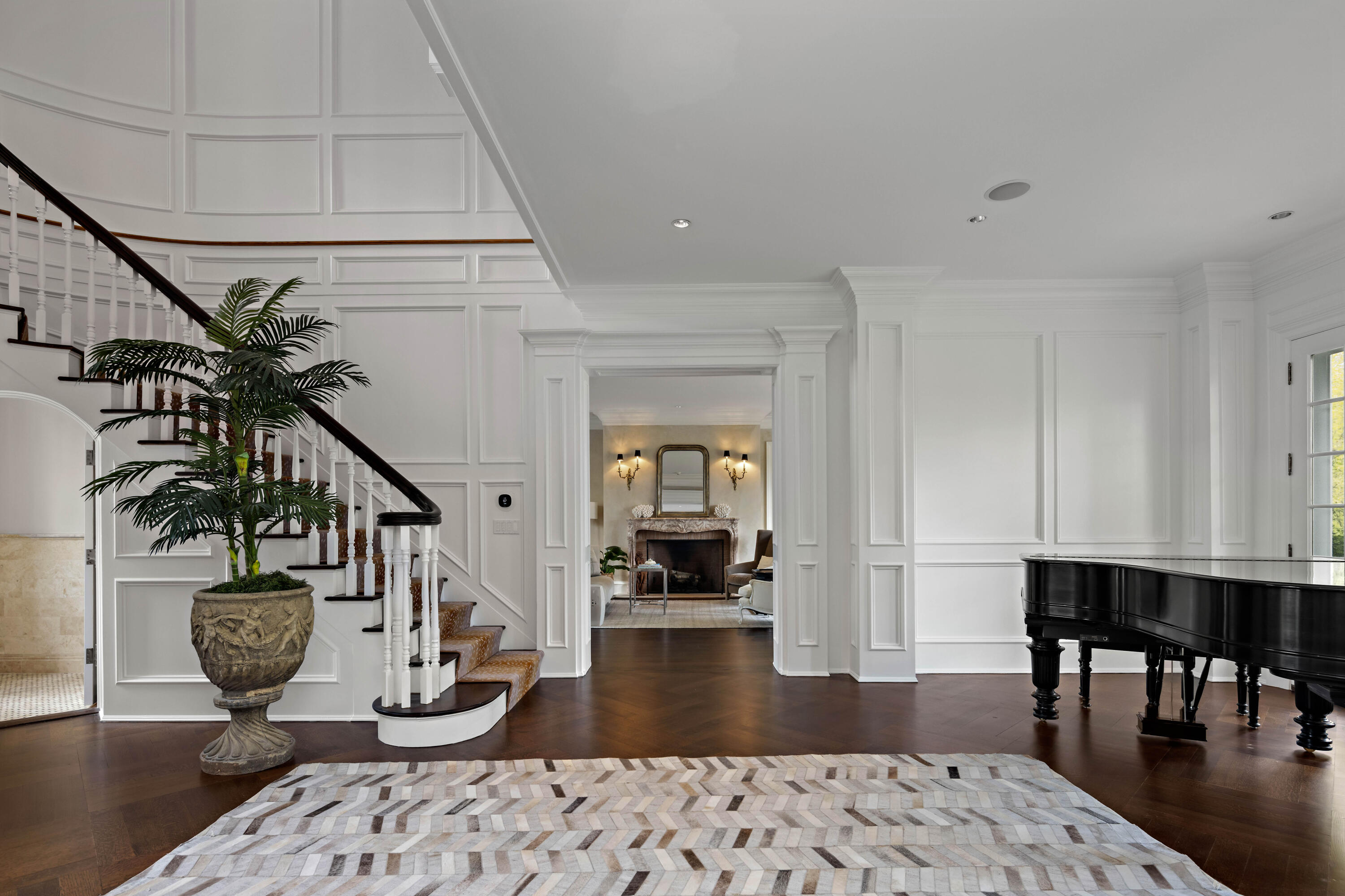 625 Oenoke Ridge New Canaan, CT 06840 - Photo 6 of 40 a living room with furniture and wooden floor
