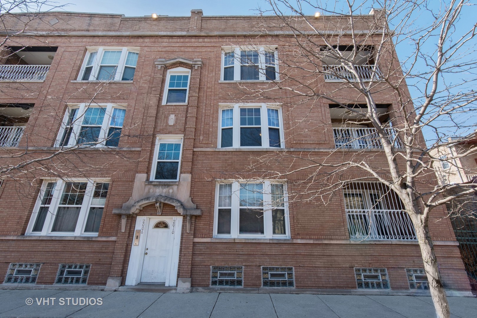 front view of a building