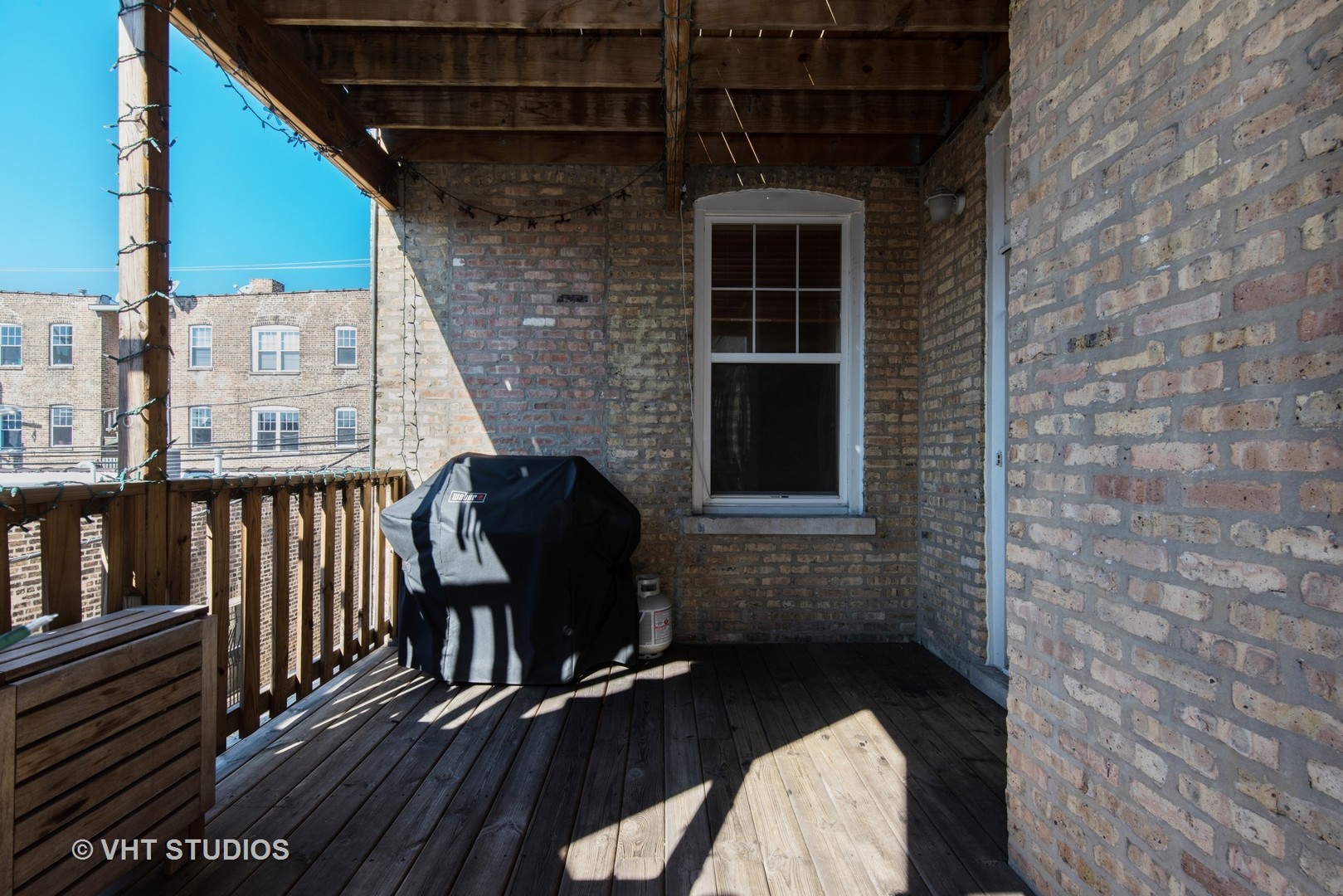 2010 North Spaulding Avenue, Unit 2 Chicago, IL 60647 - Photo 10 of 10 a view of balcony with wooden floor