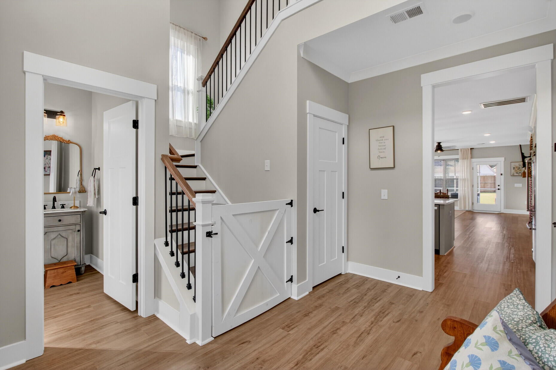 105 Edisto Crossing Ridgeville, SC 29472 - Photo 25 of 45 Elegant Staircase to 2nd Level