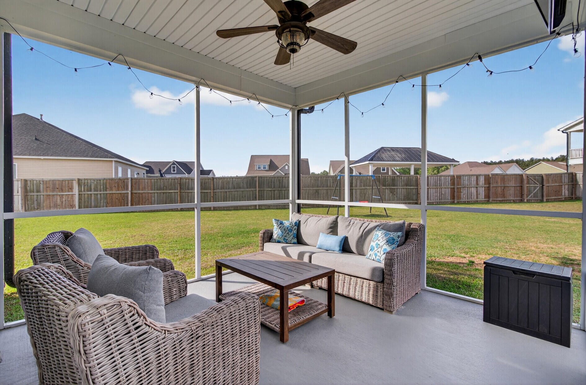105 Edisto Crossing Ridgeville, SC 29472 - Photo 37 of 45 Large Screened Porch