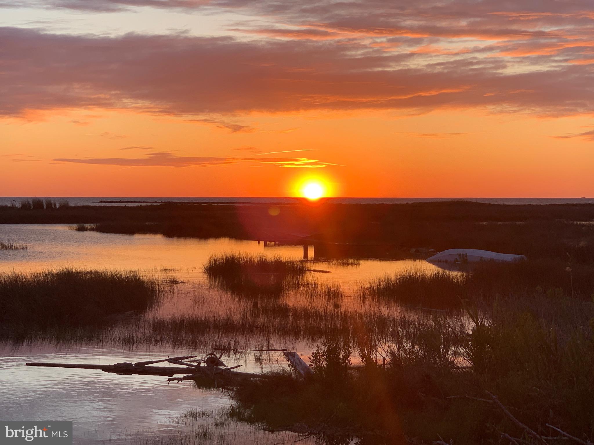 View of the sunset, near the property