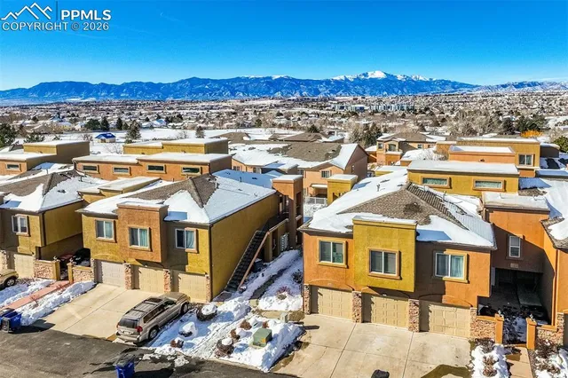 a view of a city that has tall buildings