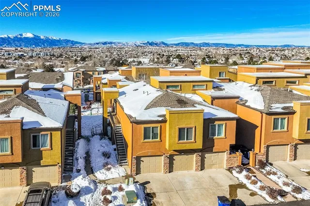 a view of a city with tall buildings