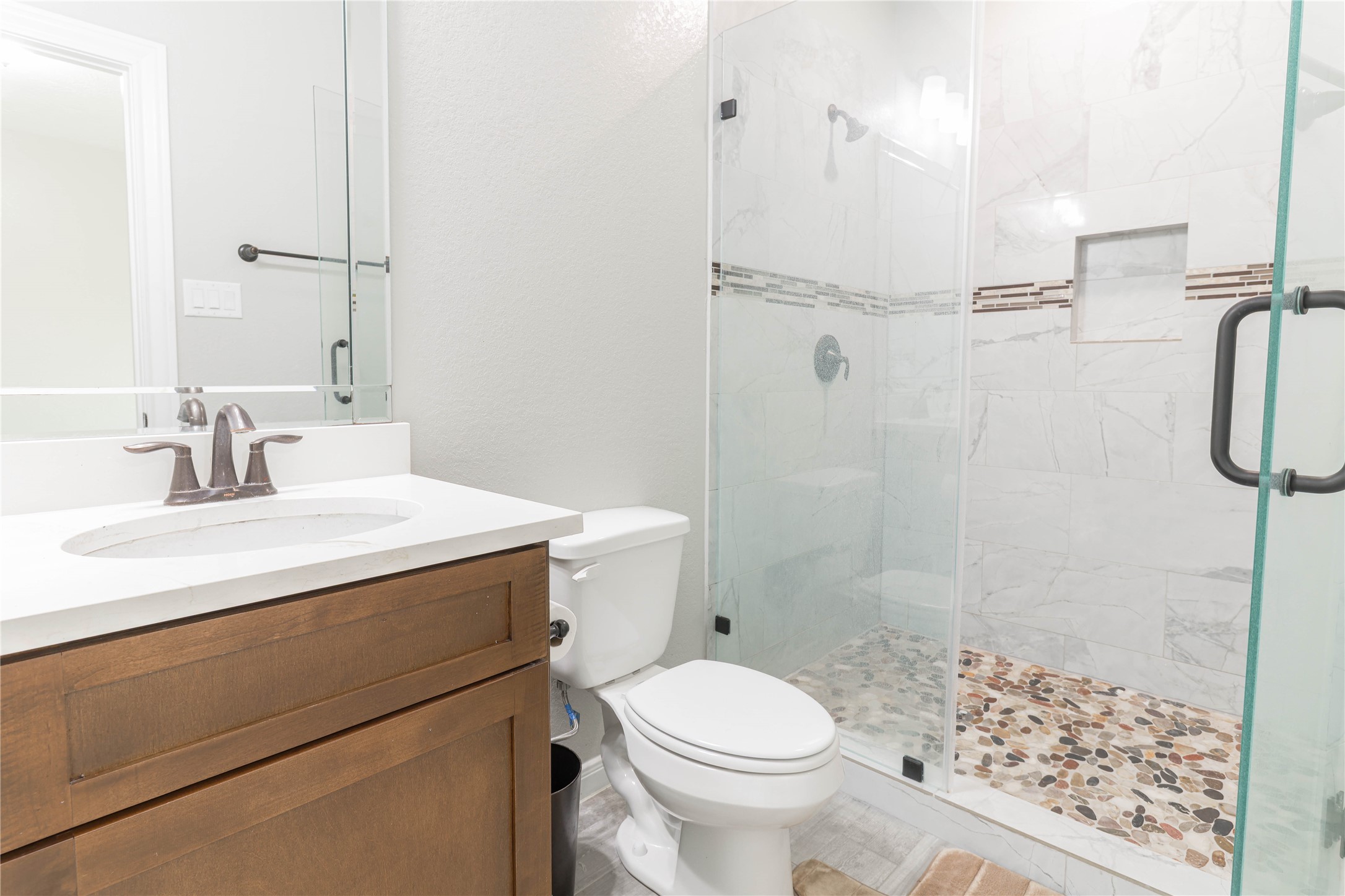 38938 Mt Zion Road Pattison, TX 77423 - Photo 4 of 15 a bathroom with a sink toilet and shower