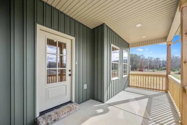 a view of a house with wooden floor