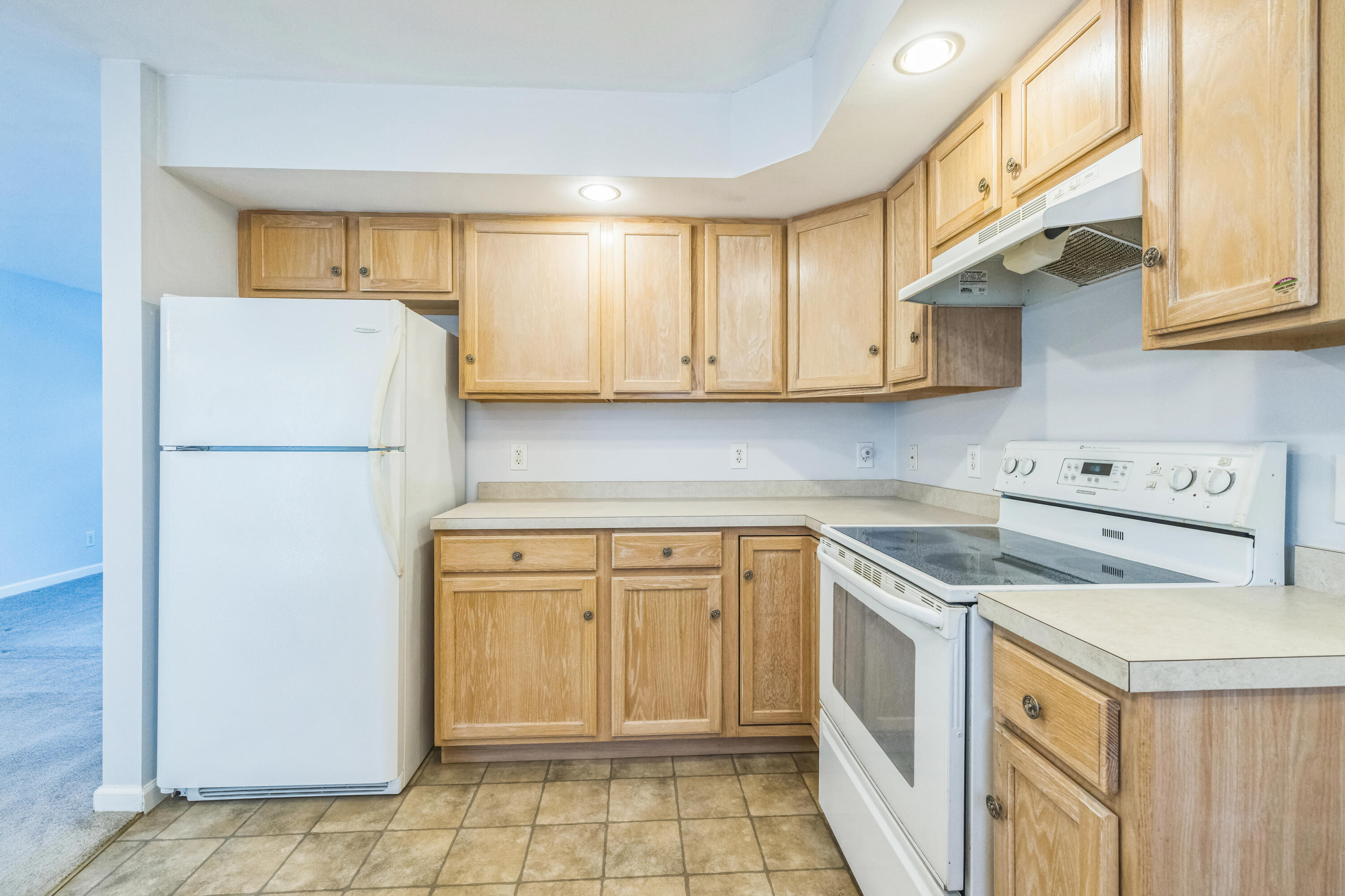 204 Weiss Road Stroudsburg, PA 18360 - Photo 10 of 30 a kitchen with a sink a refrigerator and cabinets